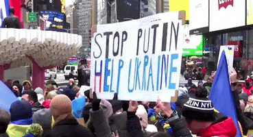 Protest Ukraine GIF by GIPHY News