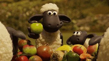 Hungry Shaun The Sheep GIF by Aardman Animations