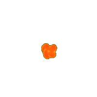 Orange Flower Sticker by pippahaslam