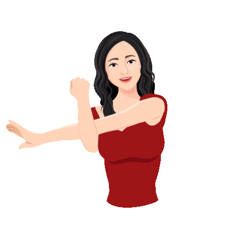 Happy Girl Sticker by Deltomed