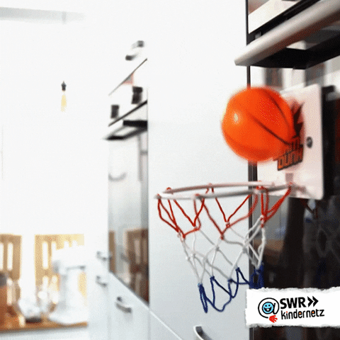 Basketball Versenkt GIF by SWR Kindernetz