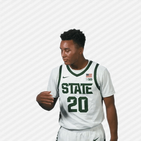 Sport Wow GIF by Michigan State Athletics