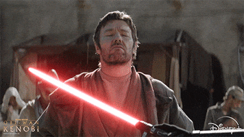 Obi-Wan Kenobi Lightsaber GIF by Disney+