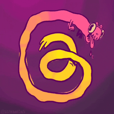 Pink Threads GIF by Nate Bear