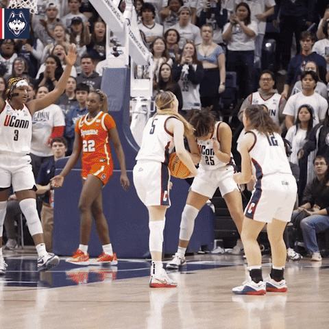 Basketball Hype GIF by UConn Huskies