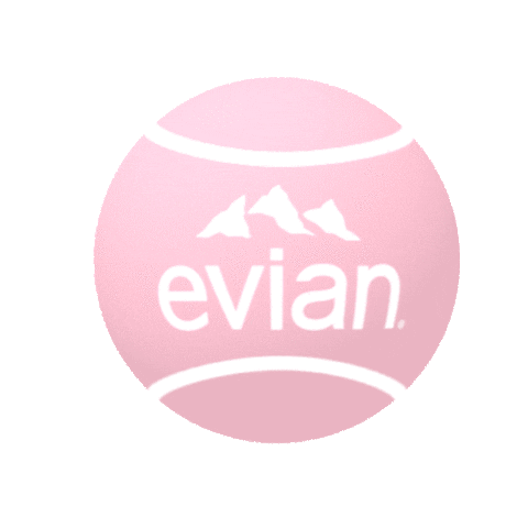 The Championships Ball Sticker by evian