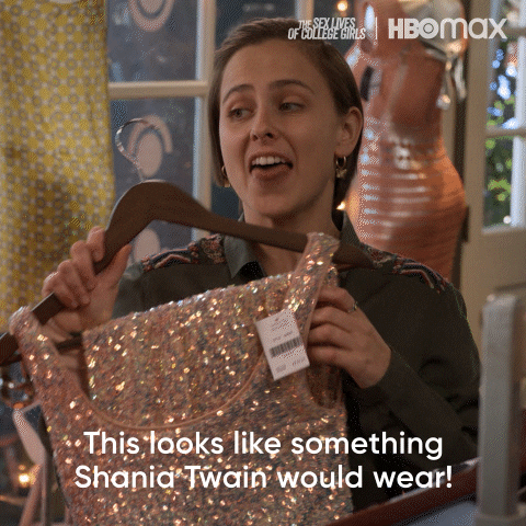 Shania Twain Fashion GIF by HBO Max