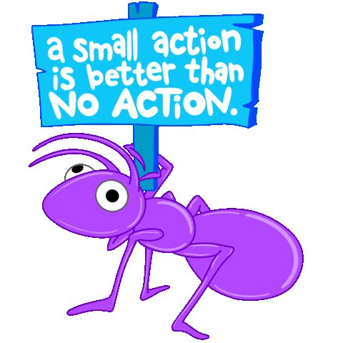 Direct Action Help Sticker by Richie Brown