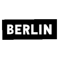 Typography Berlin Sticker by Silvie Bomhard