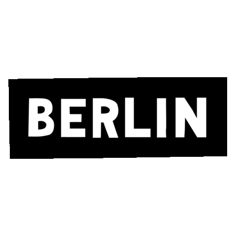 Typography Berlin Sticker by Silvie Bomhard