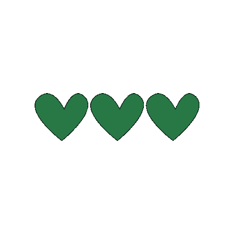 Green Hearts Sticker by Volg