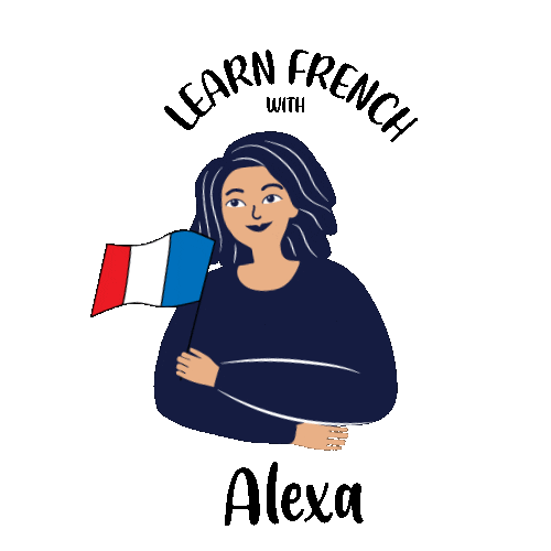 Learn French with Alexa Sticker