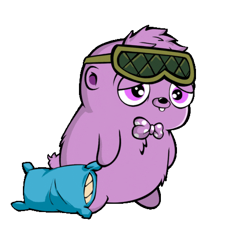 Tired Sleep Sticker by Fugz Official