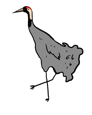Bird Walking Sticker by Lara Paulussen