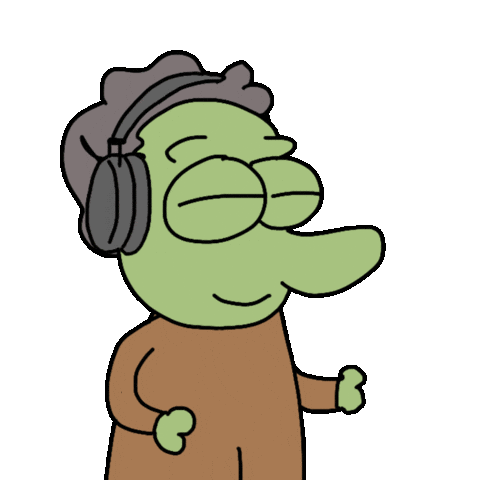 Sound Headphones Sticker