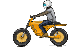 Racing Bike Sticker by kneapolitan