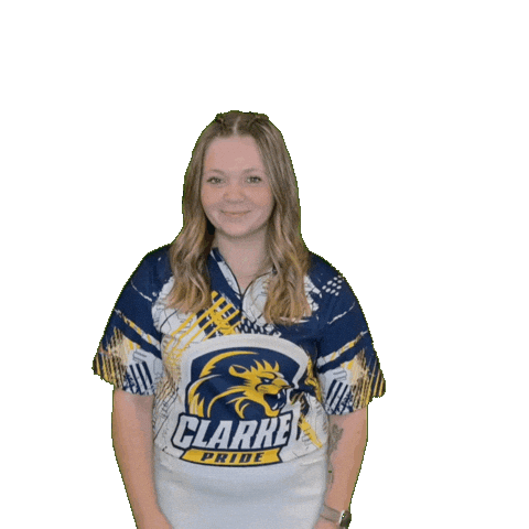 Clarke Pride Sticker by Clarke University
