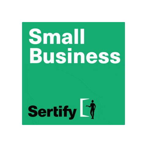 Shop Small Sticker by Sertify