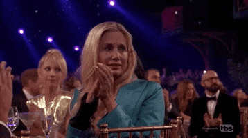 Mira Sorvino Awkward Clap GIF by SAG Awards