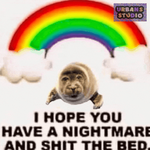 Rainbow Nightmare GIF