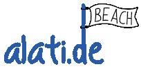 To The Beach Travel Sticker by alati