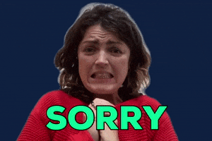 Sorry My Bad GIF by Honed Not Cloned