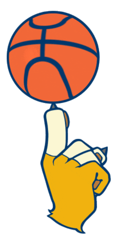 Basketball Spinning Sticker by Texas A&M University-Commerce
