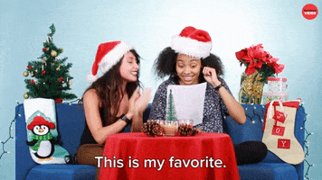 This Is My Favorite Merry Christmas GIF by BuzzFeed