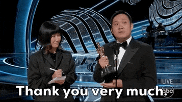 Thank You Very Much GIF by The Academy Awards
