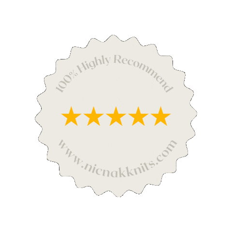 Stars Recommend Sticker by Nicnakknits