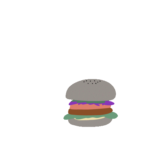 Hamburger Sticker