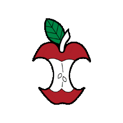 CoreProductsInternational marketing apple apple logo apple core Sticker