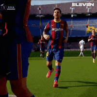 Celebration Barcelona GIF by ElevenSportsBE