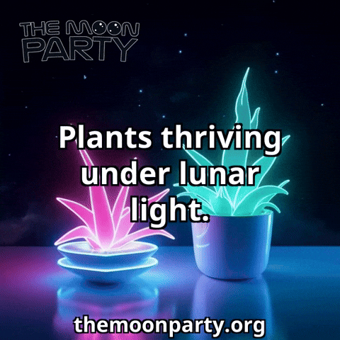 Plants Thriving GIF by The Moon Party