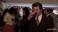 Ron Takes A Drink