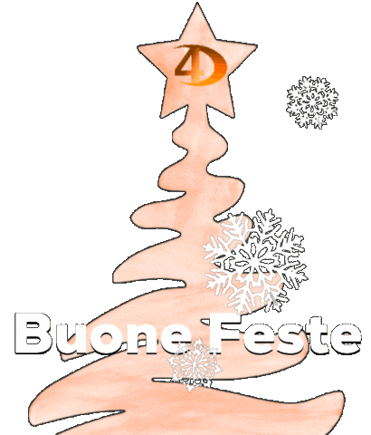 Christmas Natale Sticker by 4Dcolor