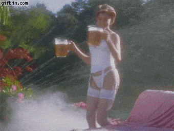 Giphy - Happy Gilmore Beer GIF