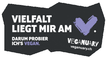 Veganfood Veganuary Sticker by vegan.ch