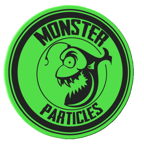 Monster Particles Sticker