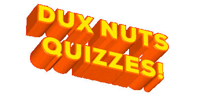 Dux Nuts Quiz Sticker