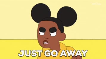 Please Leave Go Away GIF by Adult Swim