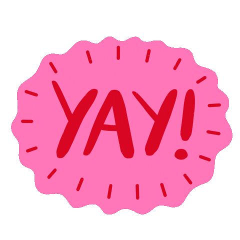Happy Pink Sticker