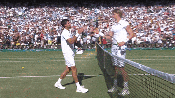 novak djokovic hug GIF by Wimbledon