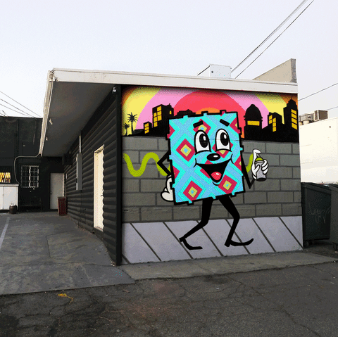 Augmented Reality Graffiti GIF
