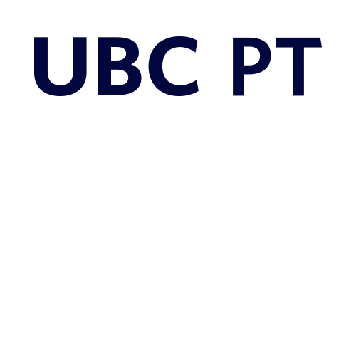 UBC Department of Physical Therapy Sticker