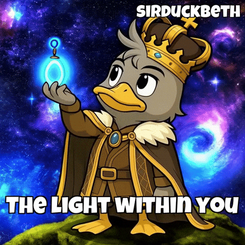 Wisdom Glow GIF by SirDuckbeth