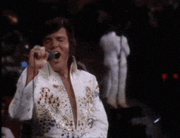elvis presley queue GIF