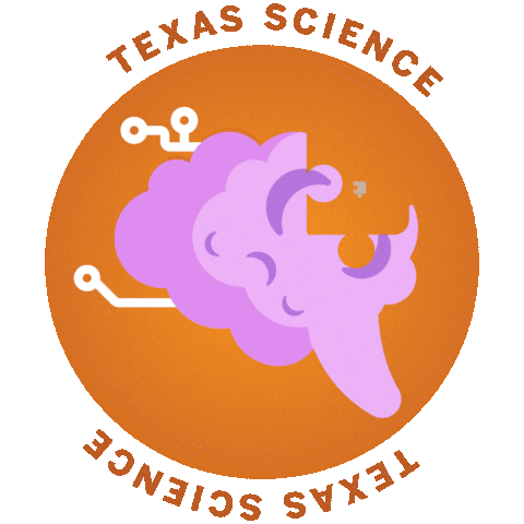 Ut Austin Neuroscience Sticker by College of Natural Sciences, UT Austin