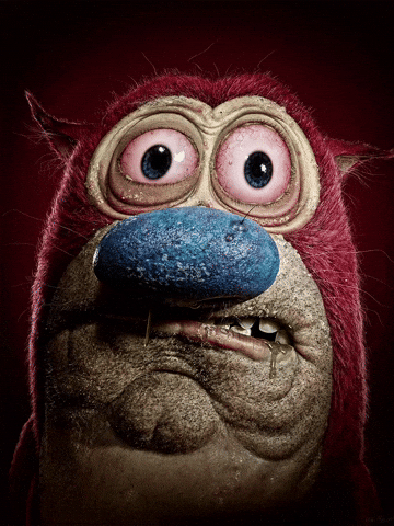 Ren And Stimpy Cat GIF