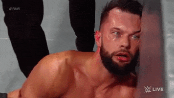 finn balor fainting GIF by WWE